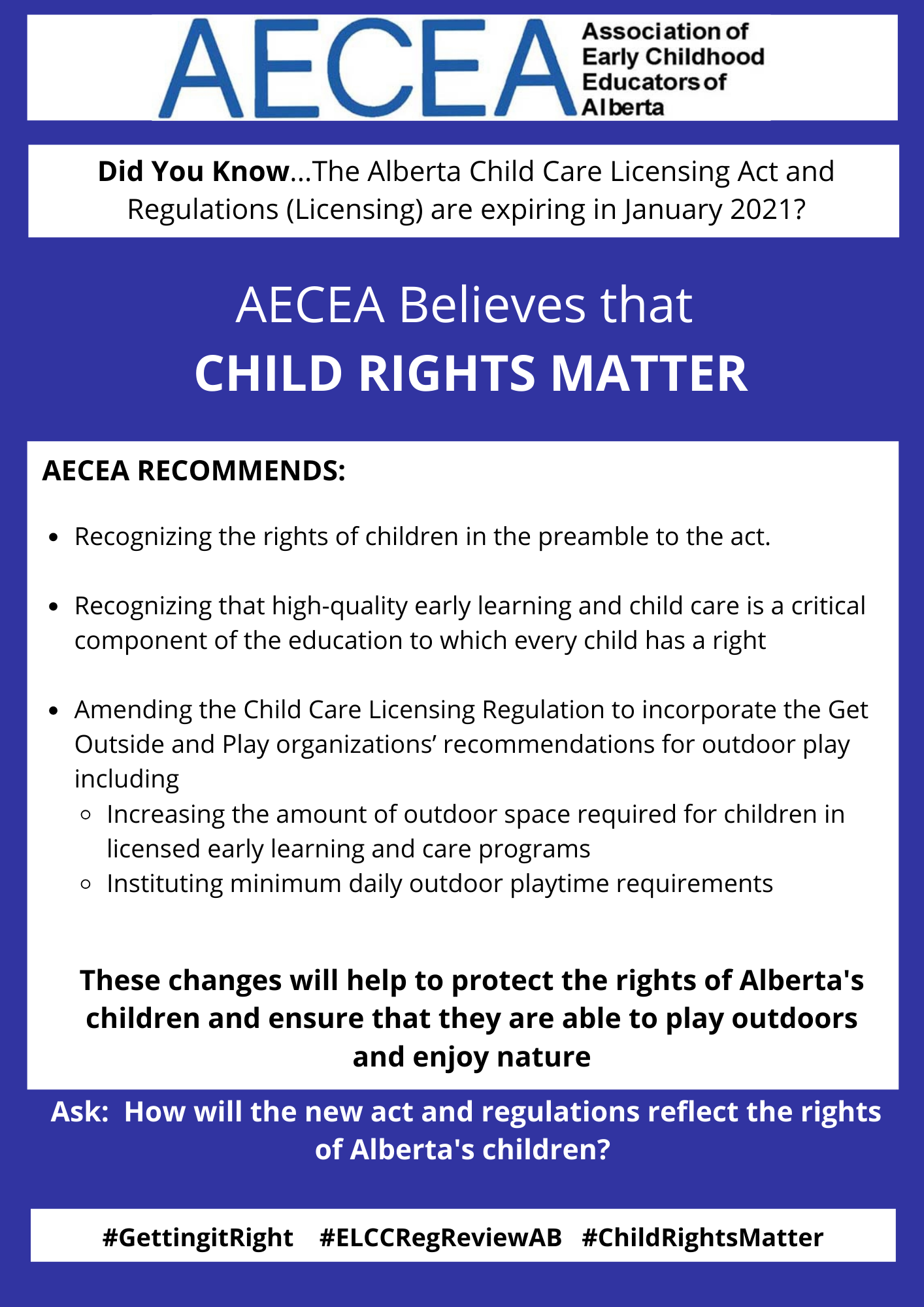 Child Rights Matter AECEA